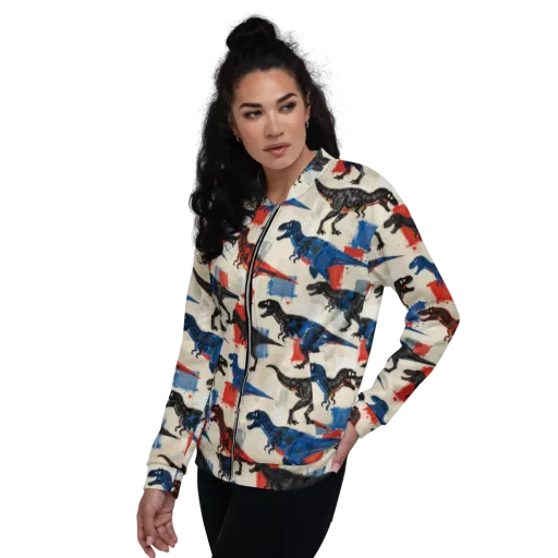 Cretaceous Colorway on a Bomber Jacket