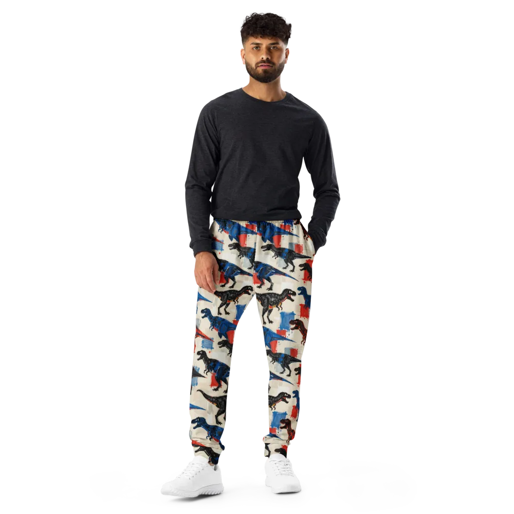 Cretaceous Colorway on Men's Joggers — Front