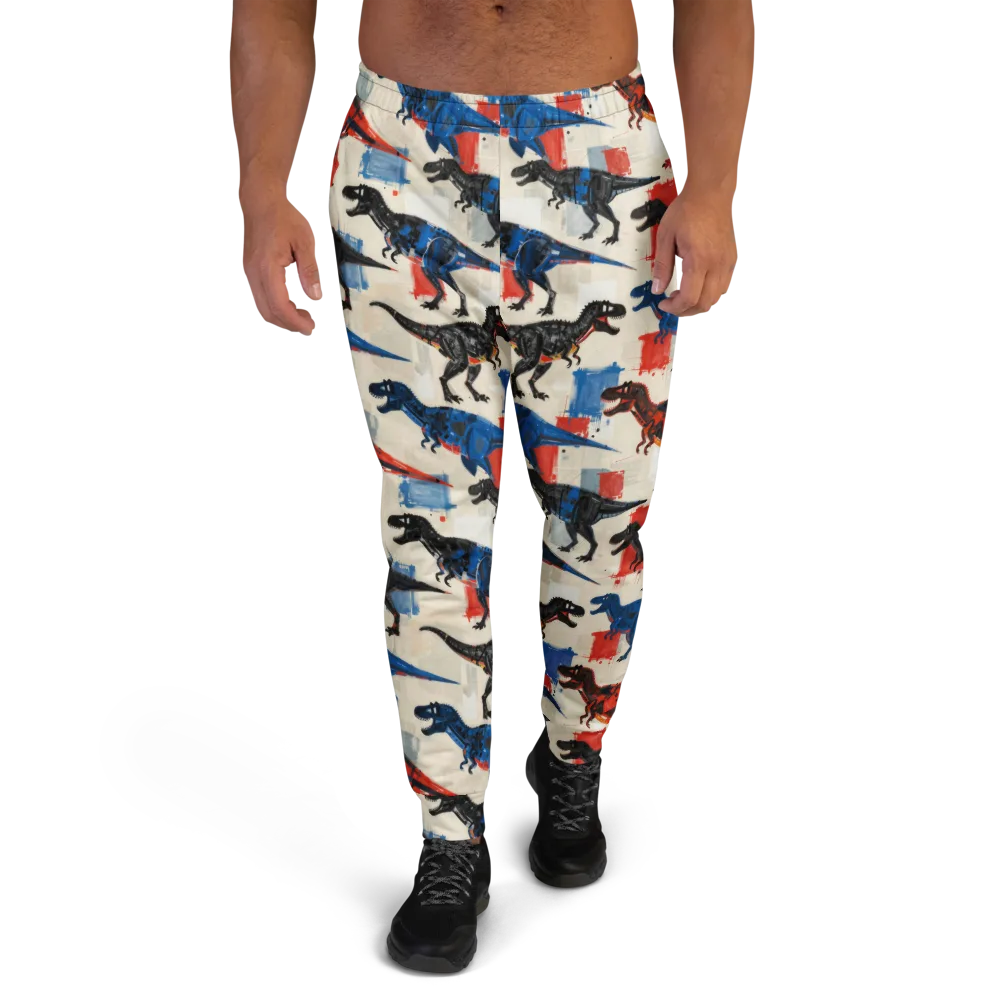 Cretaceous Colorway on Men's Joggers — Front