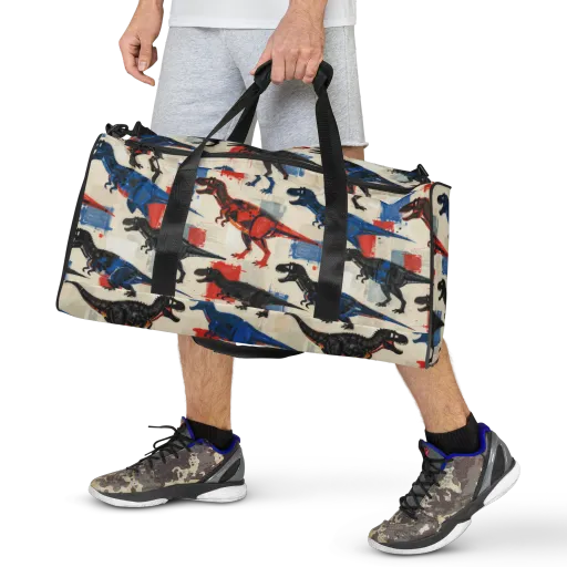 Cretaceous Colorway on a Duffle Bag