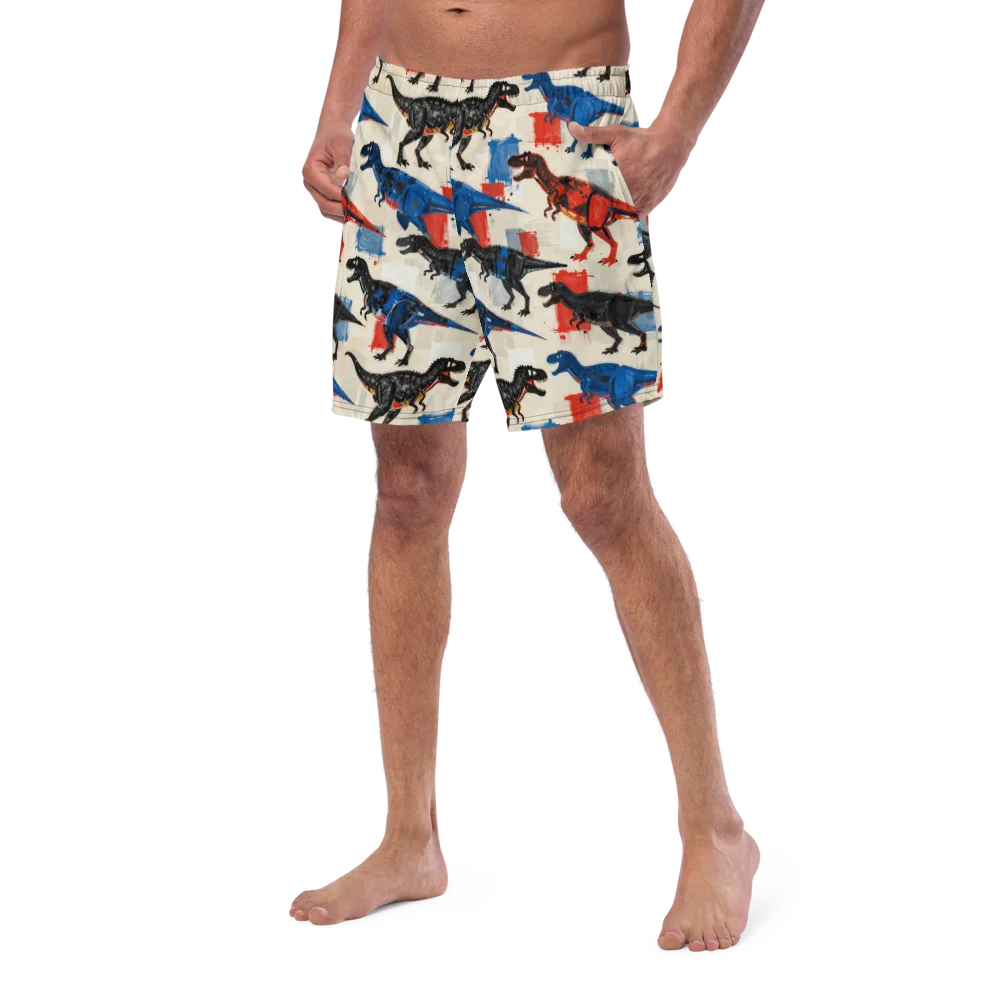 Cretaceous Colorway on Swim Trunks — Left Front