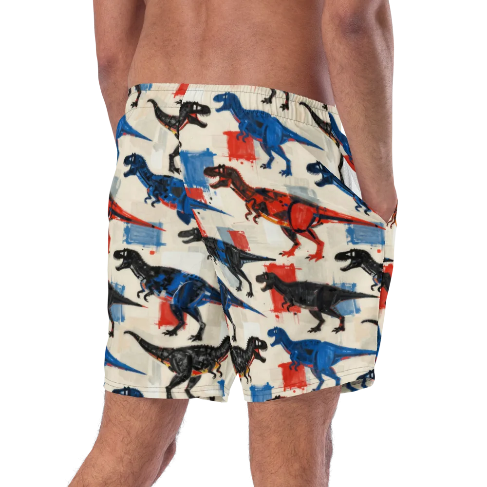 Cretaceous Colorway on Swim Trunks — Right Back