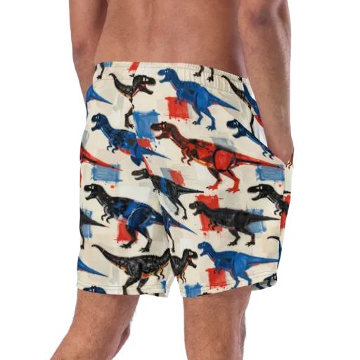 Cretaceous Colorway on a Swim Trunks
