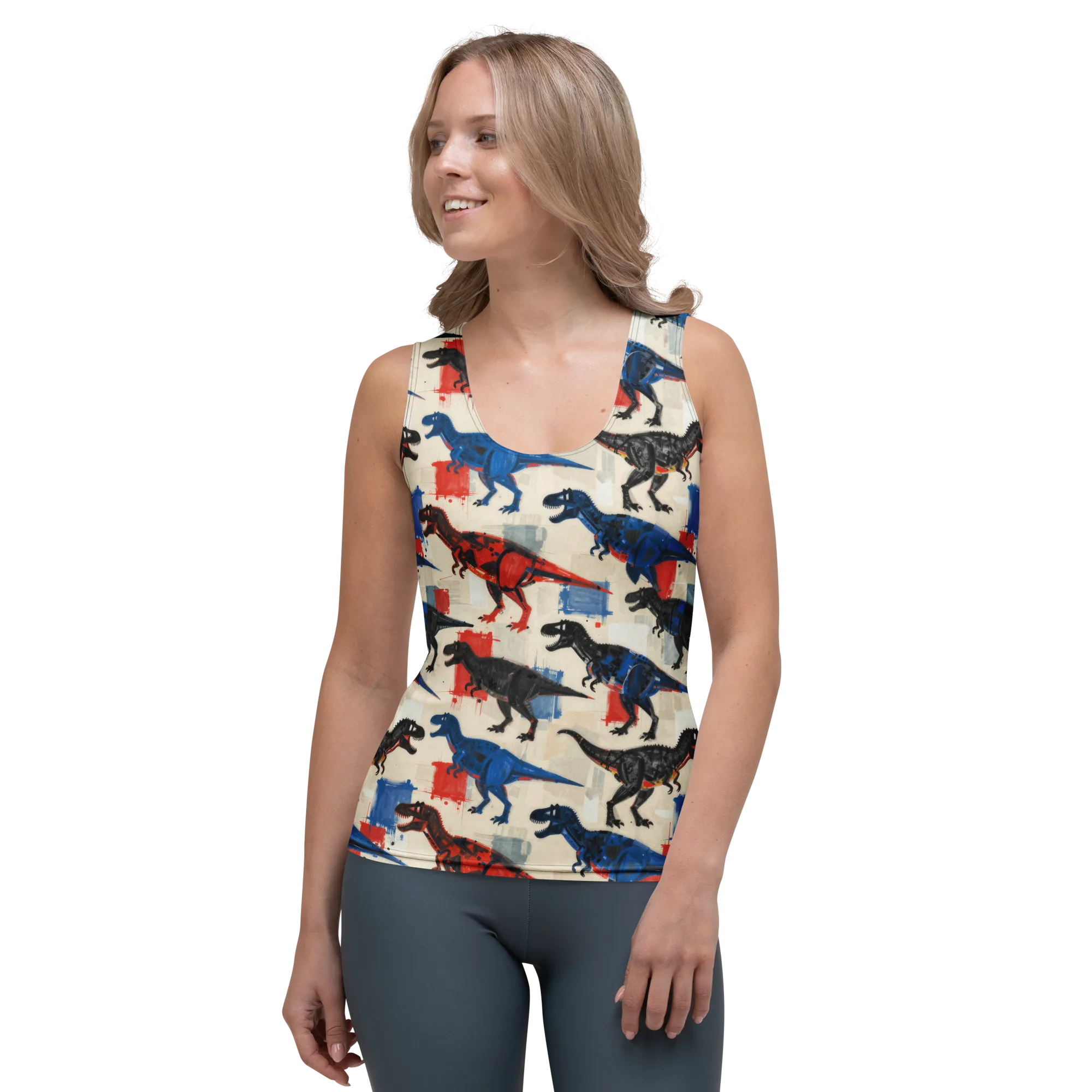 Cretaceous Colorway on Women's Tank Top — Front