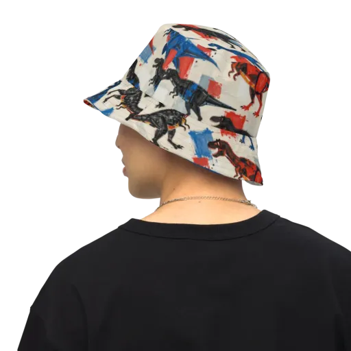 Cretaceous Colorway on a Reversible Bucket Hat
