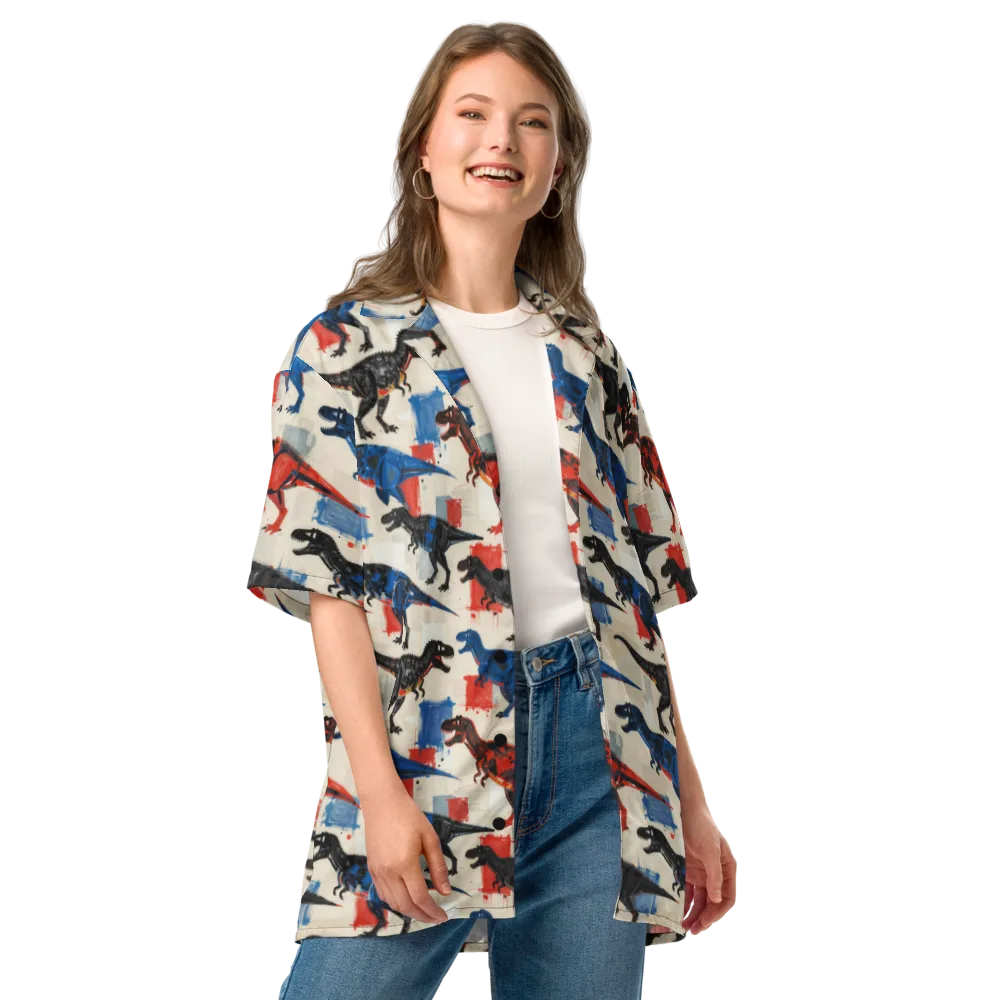 Cretaceous Colorway on Button Shirt — Front