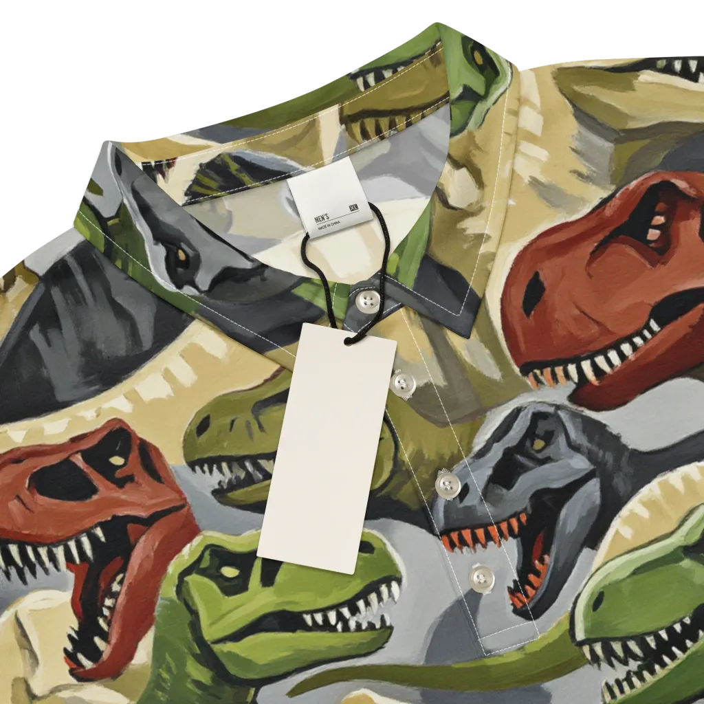 Dino Rumble on Men's Slim Fit Polo Shirt — Product details