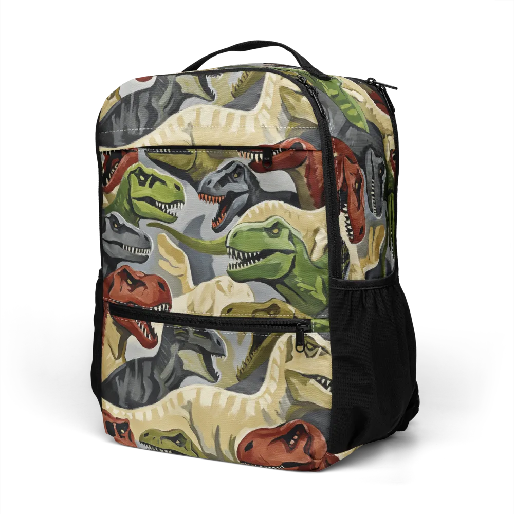 Dino Rumble on Utility Backpack — Left Front