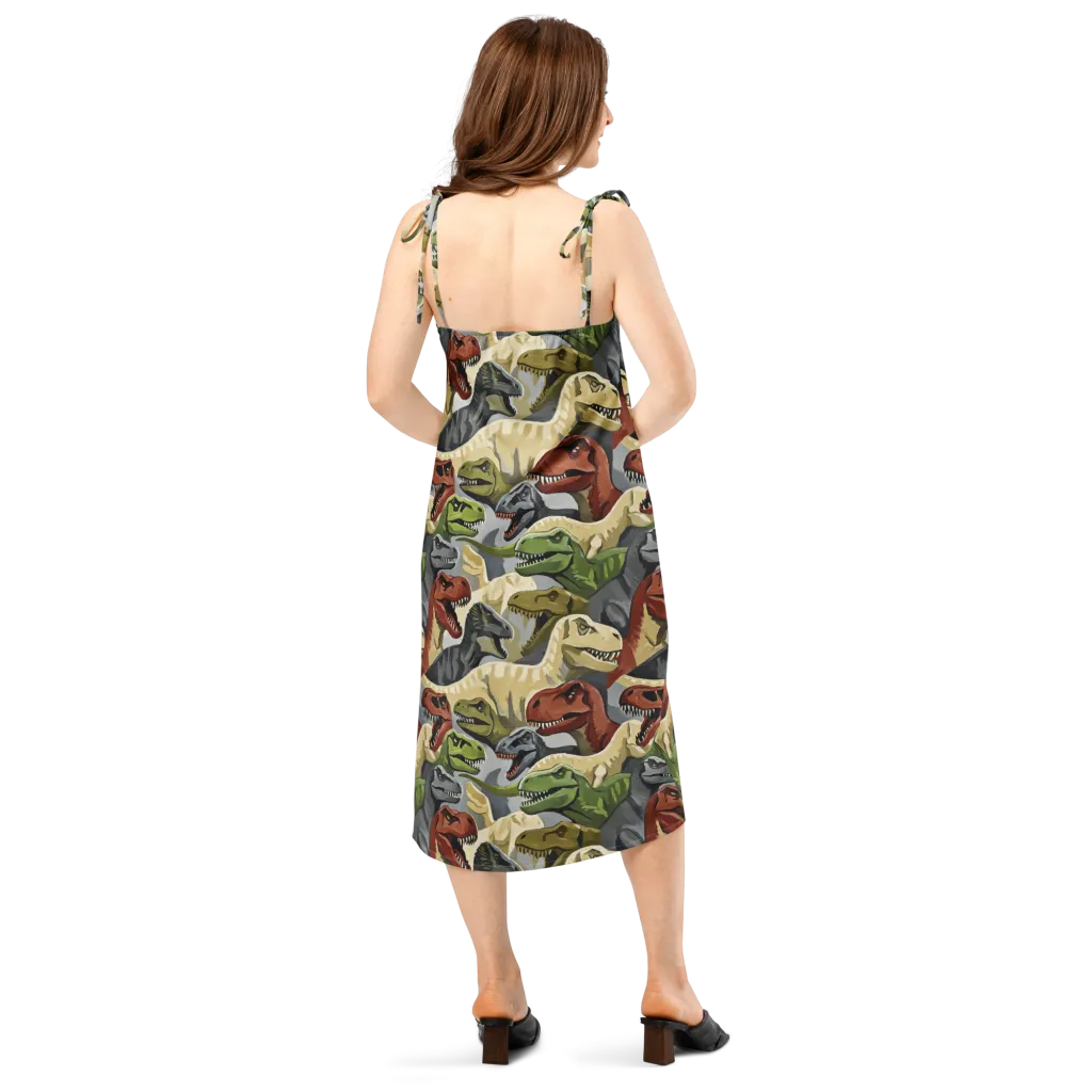 Dino Rumble on Slip Dress — Back