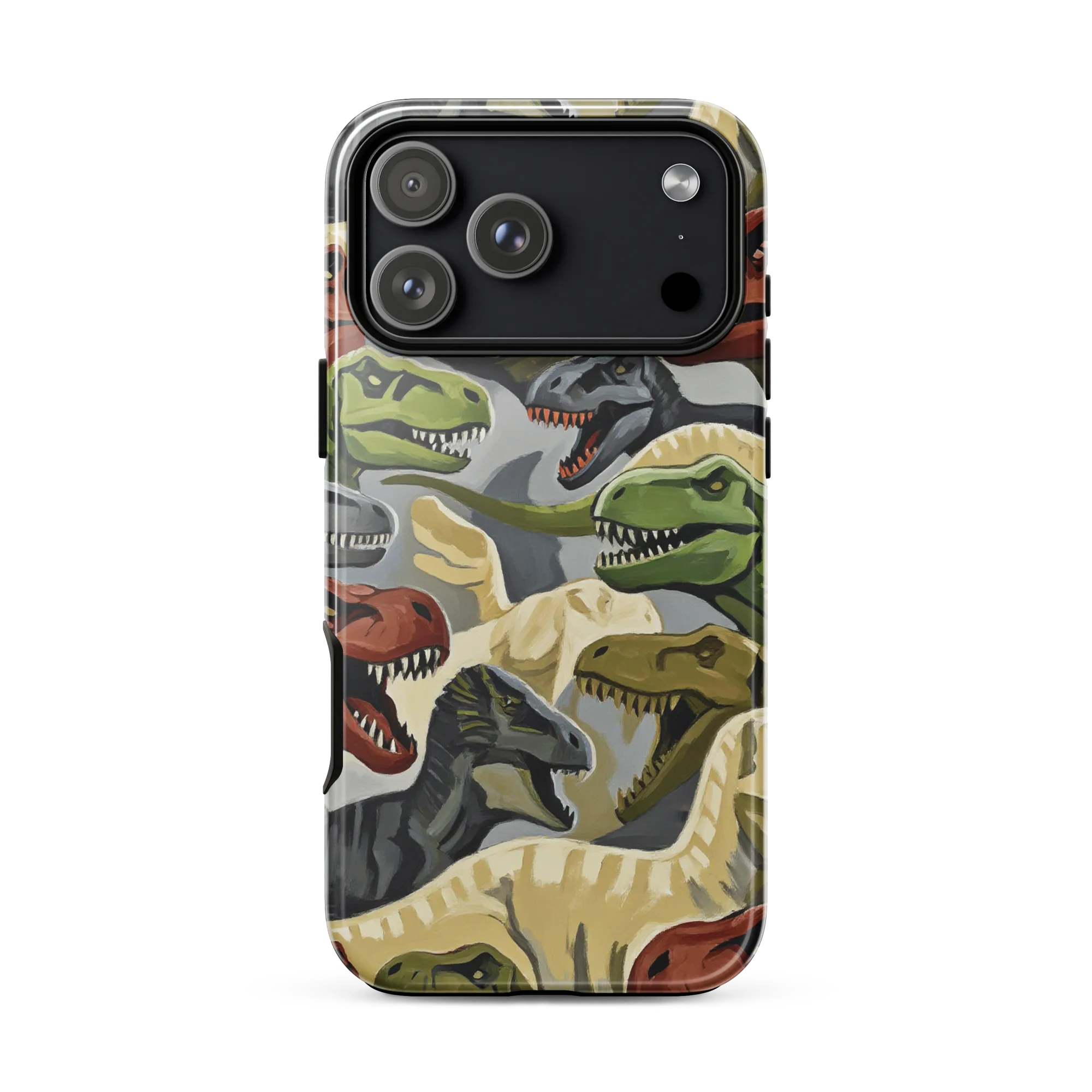 Dino Rumble on Tough Case for iPhone® — Front