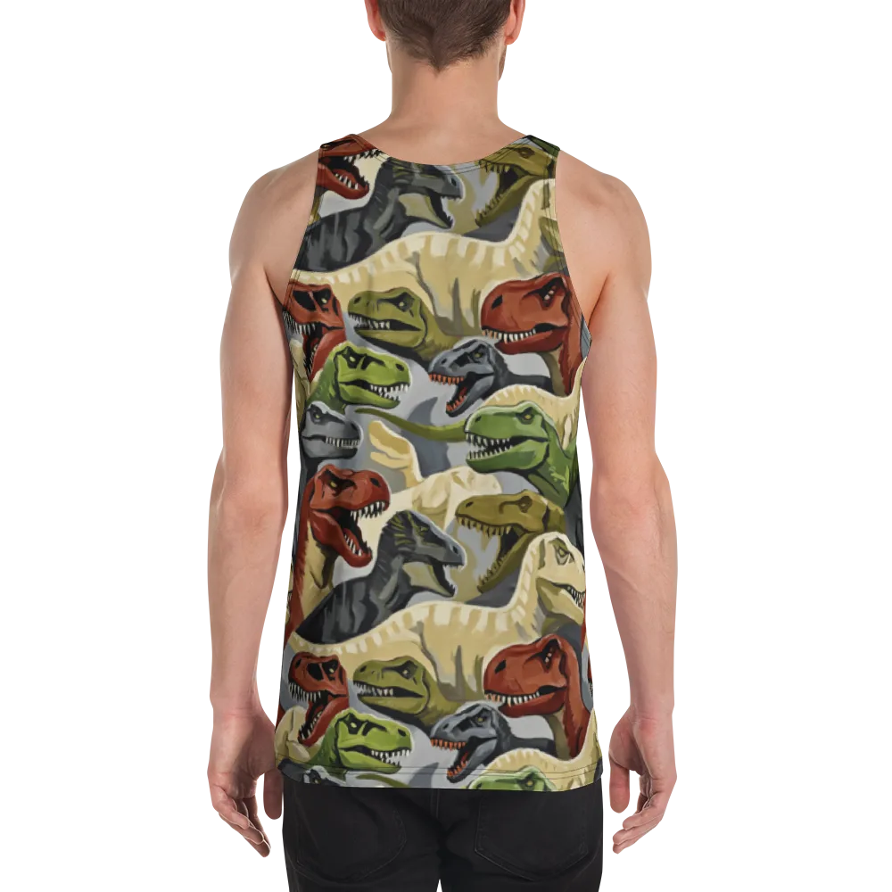Dino Rumble on Men's Tank Top — Back
