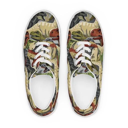Dino Rumble on a Men's Lace-Up Canvas Shoes