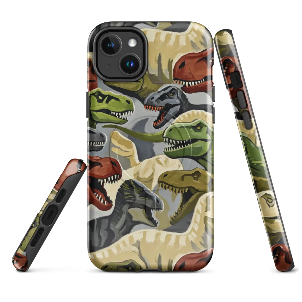 Dino Rumble on MagSafe Tough Case for iPhone® — Front