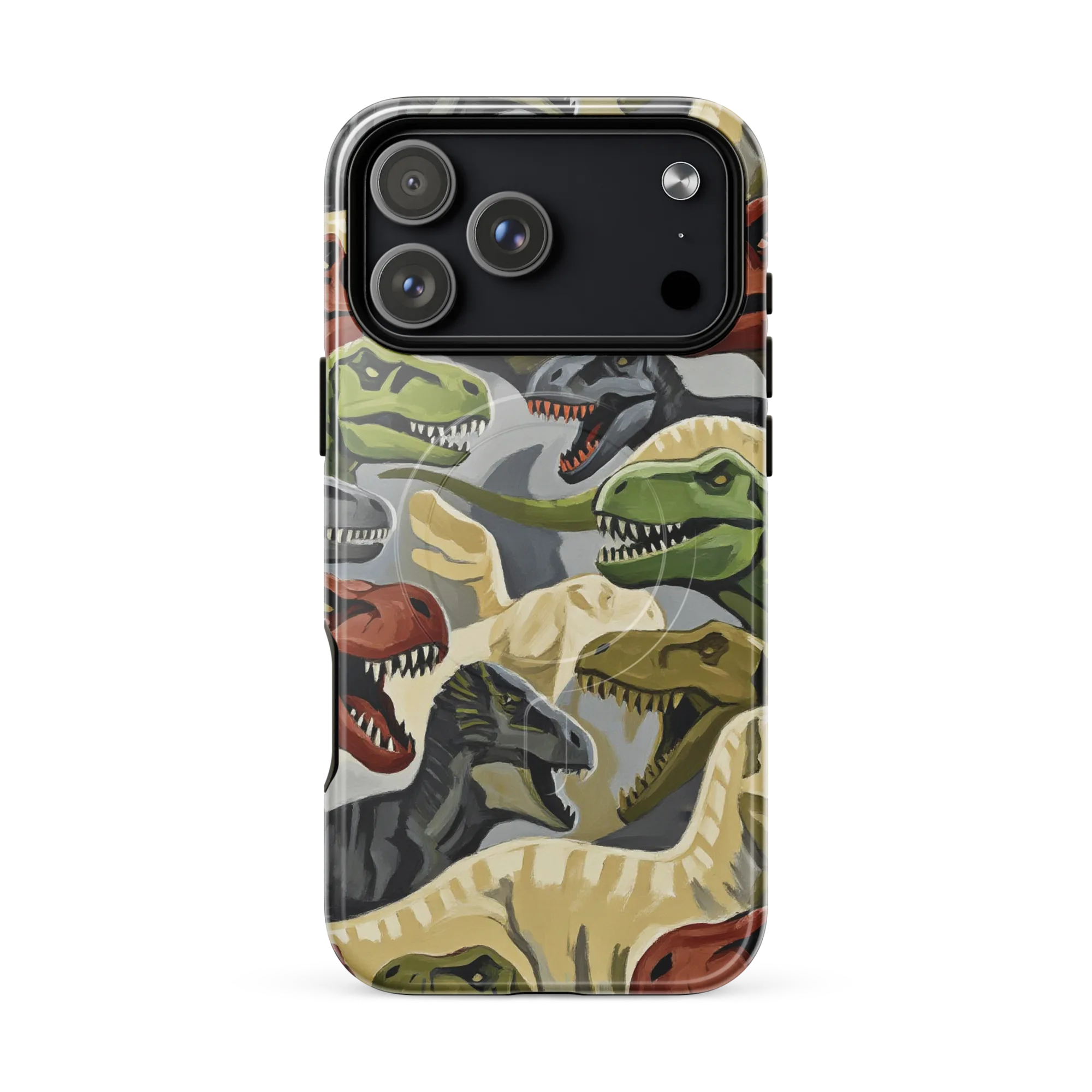 Dino Rumble on MagSafe Tough Case for iPhone® — Front