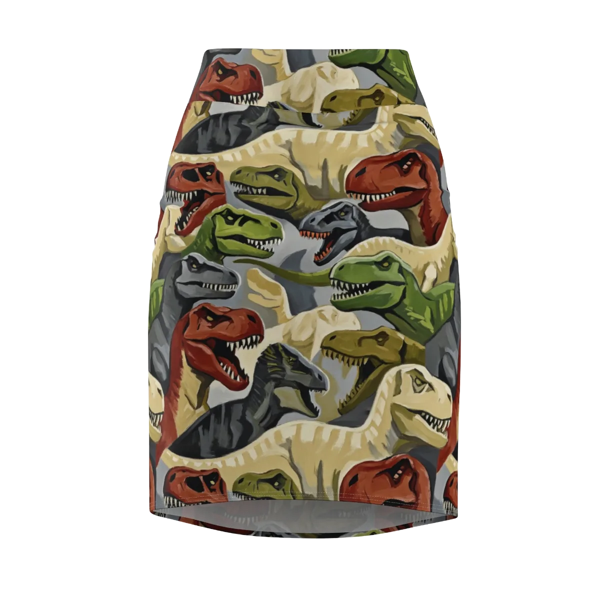 Dino Rumble on Pencil Skirt — Front