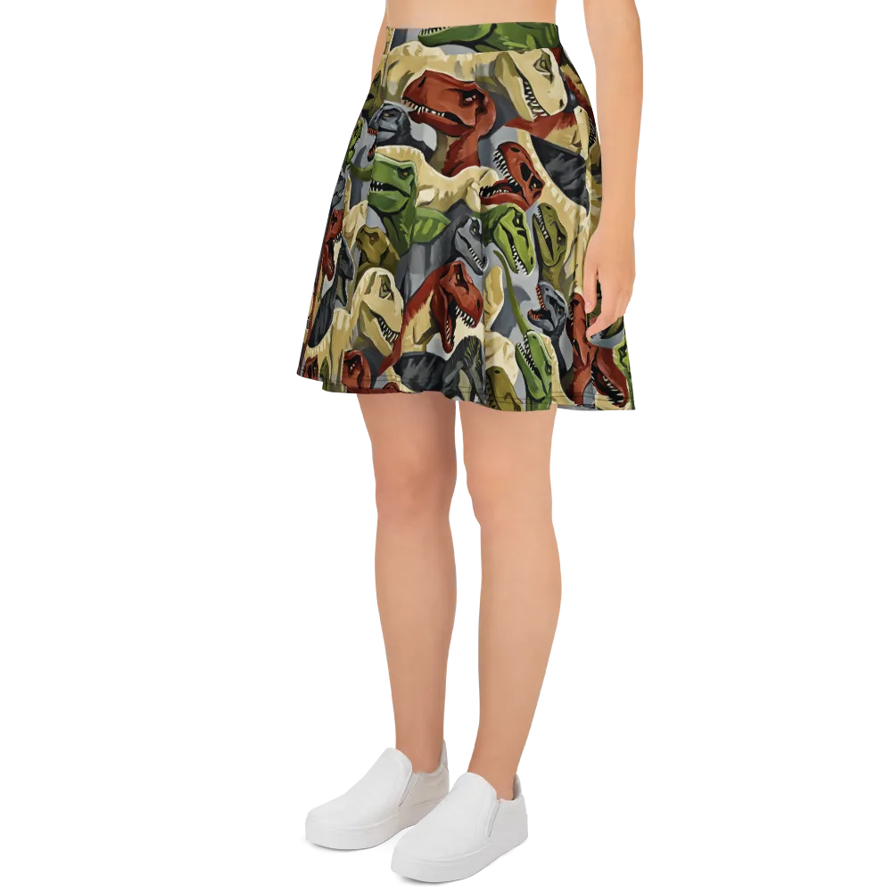 Dino Rumble on Skater Skirt — Left
