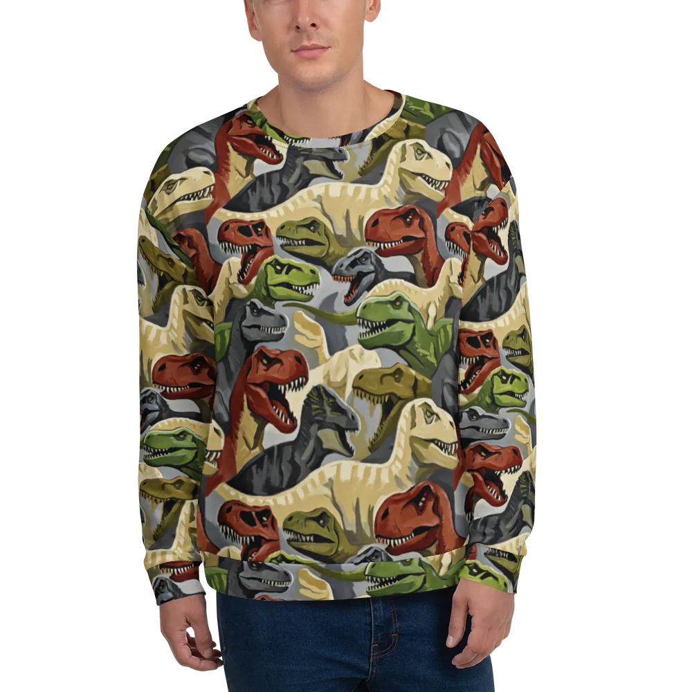 Dino Rumble on Sweatshirt — Front