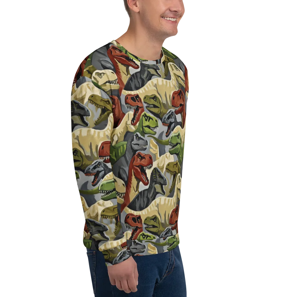 Dino Rumble on Sweatshirt — Right Front