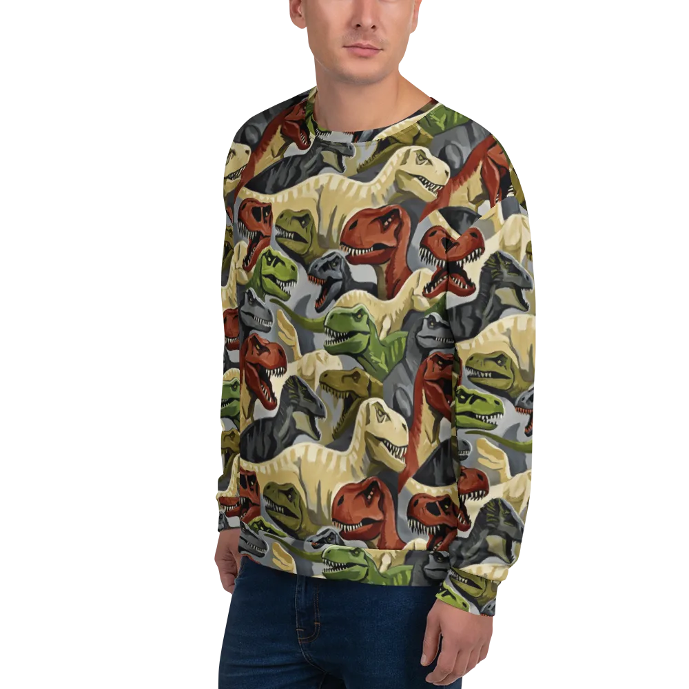 Dino Rumble on Sweatshirt — Left Front