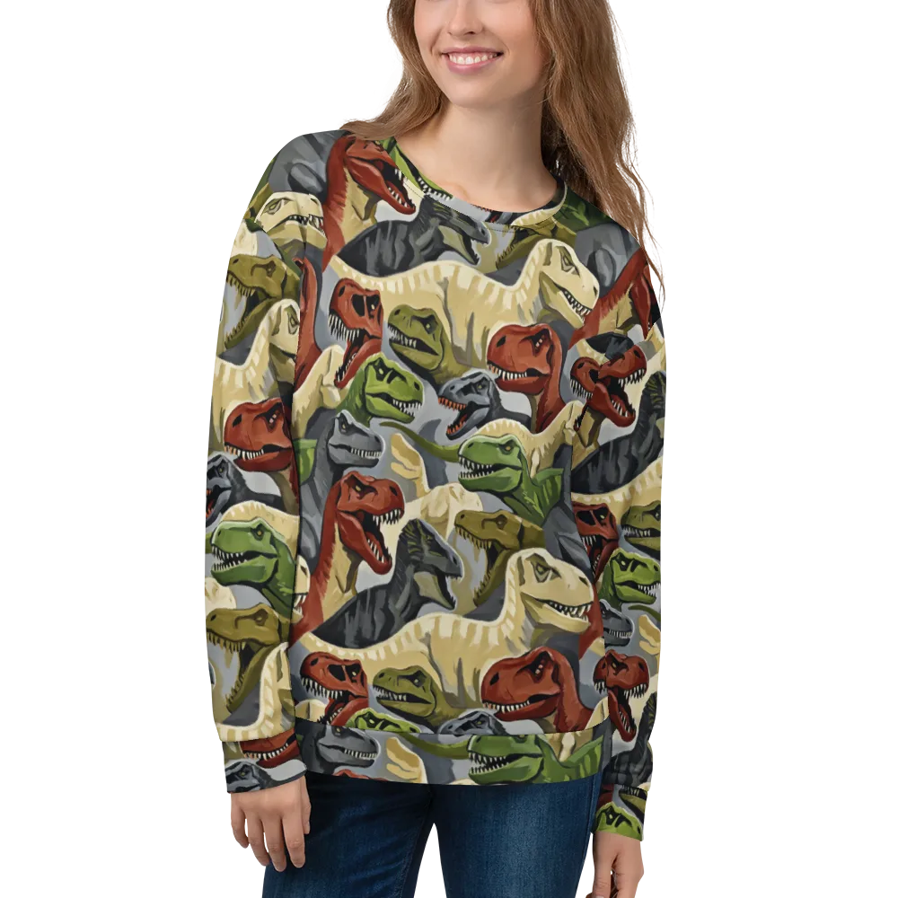 Dino Rumble on Sweatshirt — Front