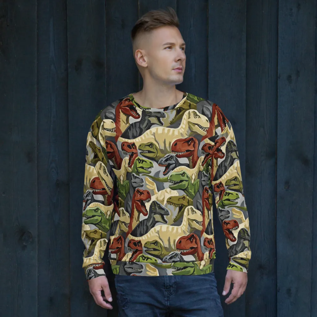 Dino Rumble on Sweatshirt — Front