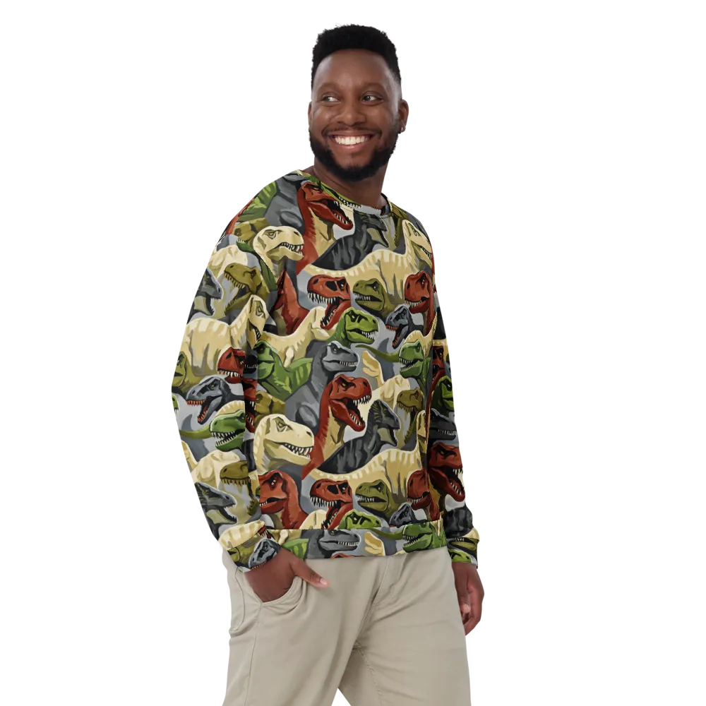 Dino Rumble on Sweatshirt — Front