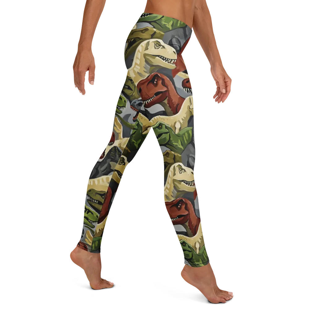 Dino Rumble on Leggings — Right
