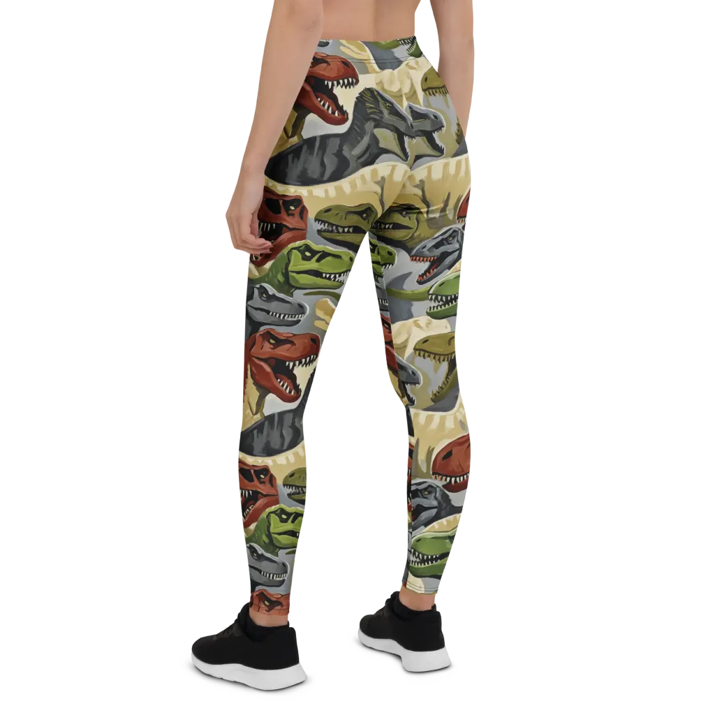 Dino Rumble on Leggings — Back
