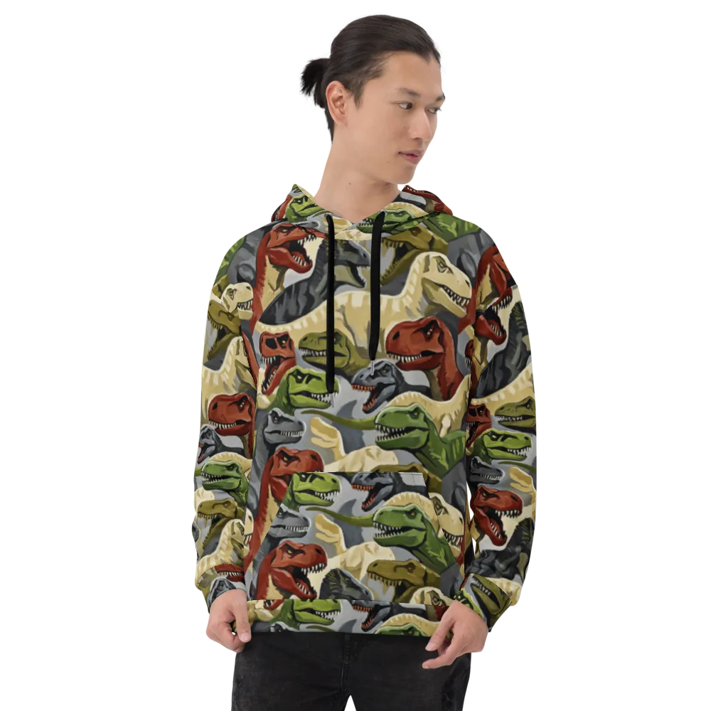 Dino Rumble on Hoodie — Front