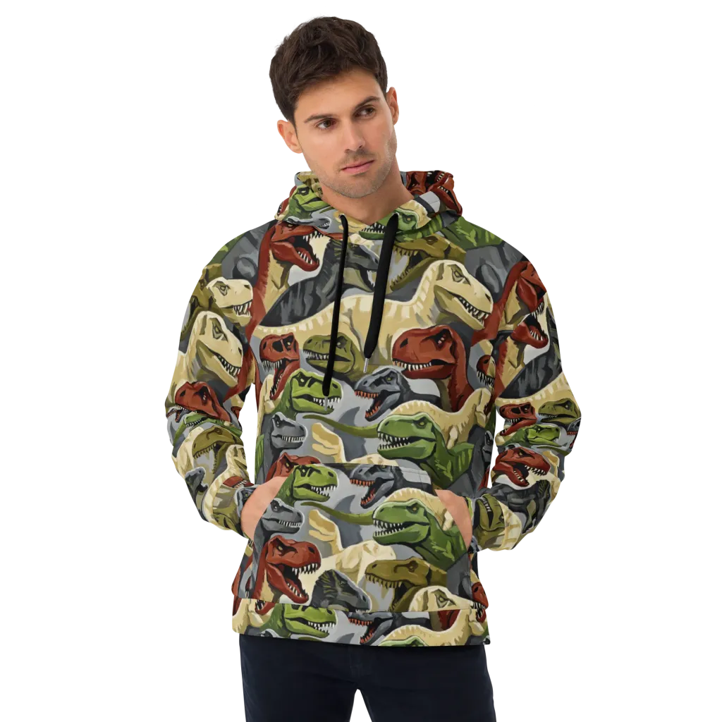 Dino Rumble on Hoodie — Front