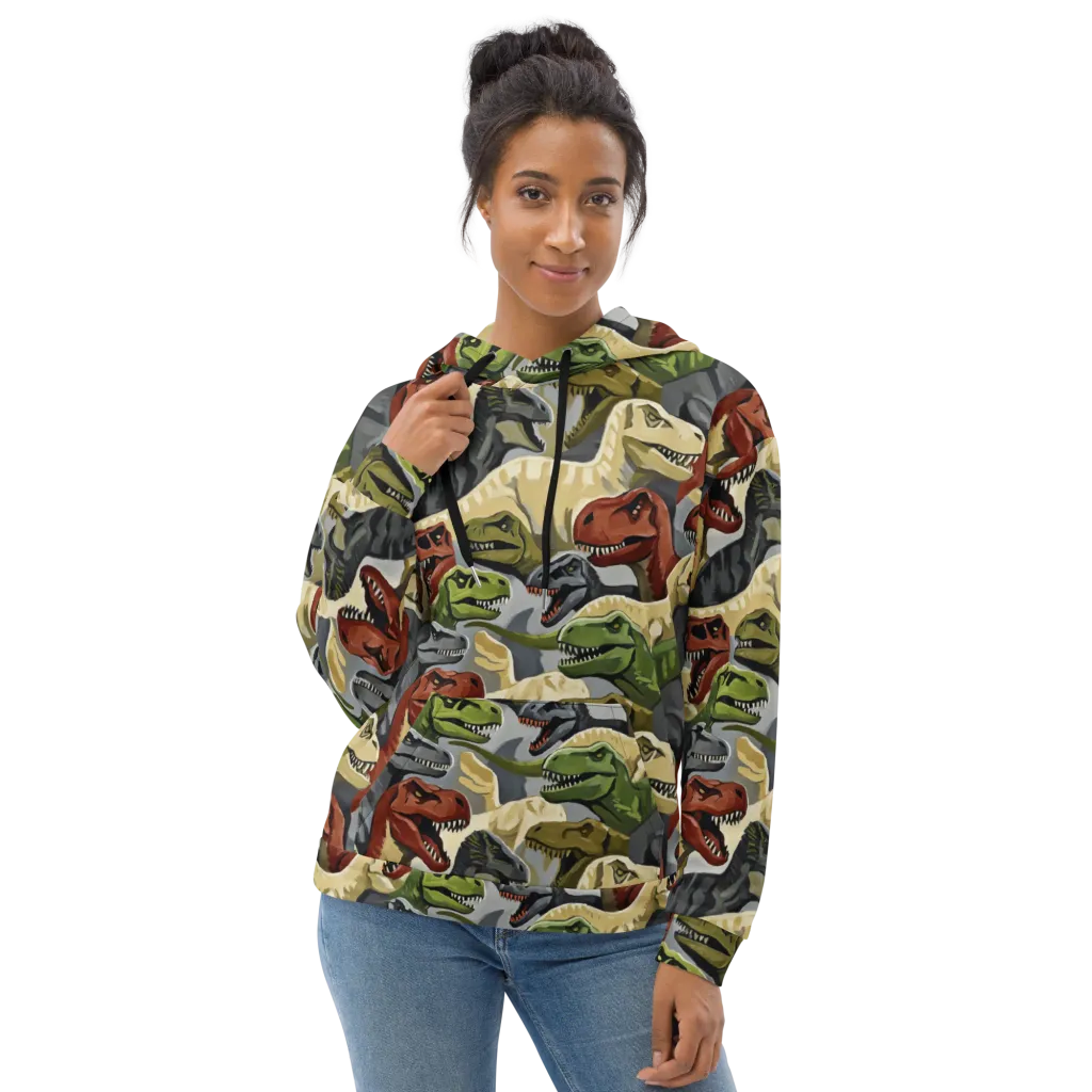 Dino Rumble on Hoodie — Front