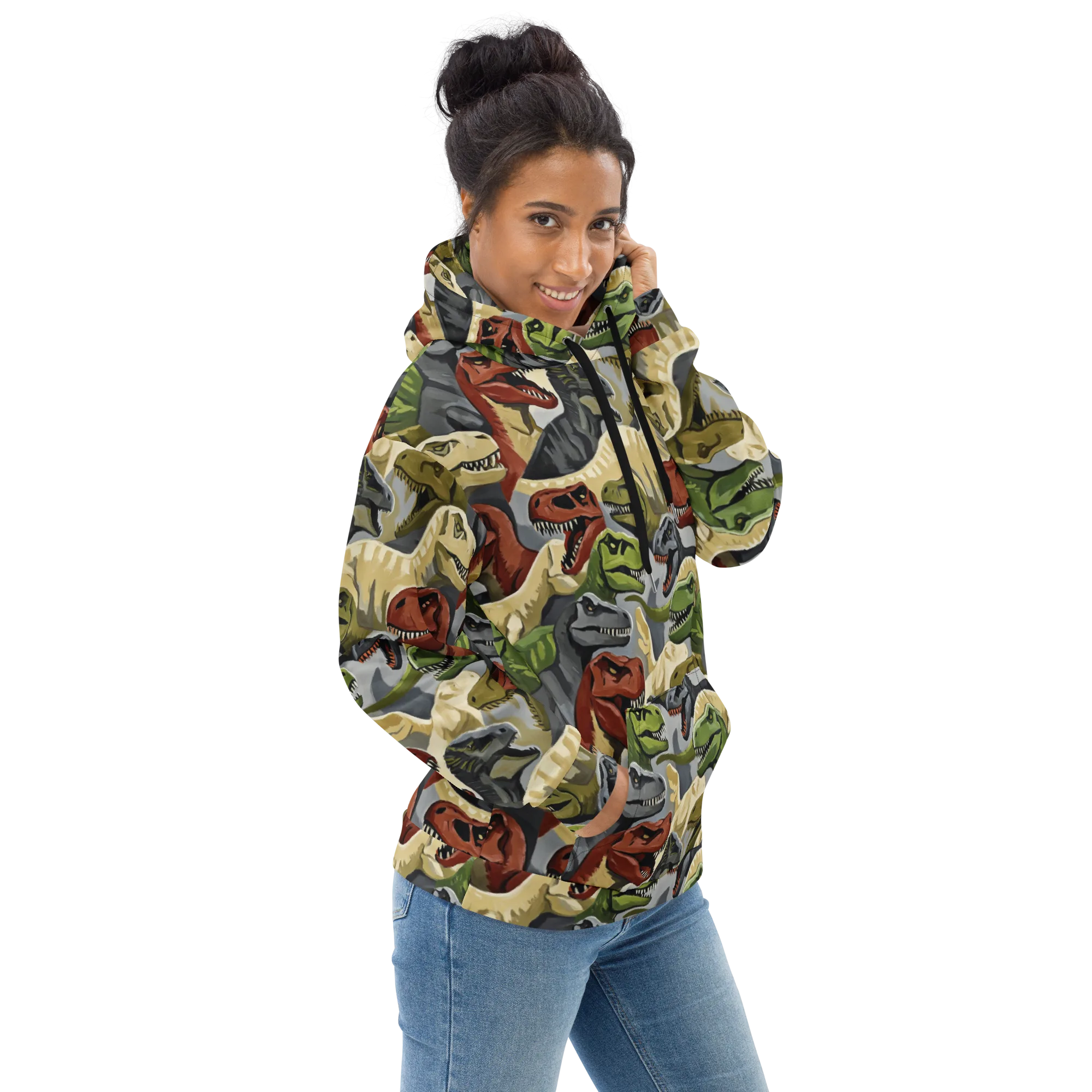 Dino Rumble on Hoodie — Right