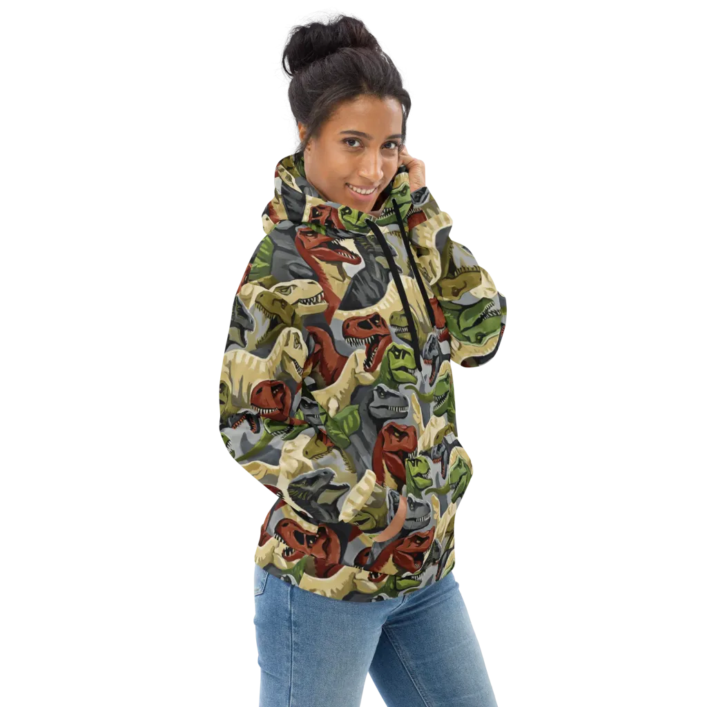 Dino Rumble on Hoodie — Right