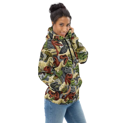Dino Rumble on a Hoodie