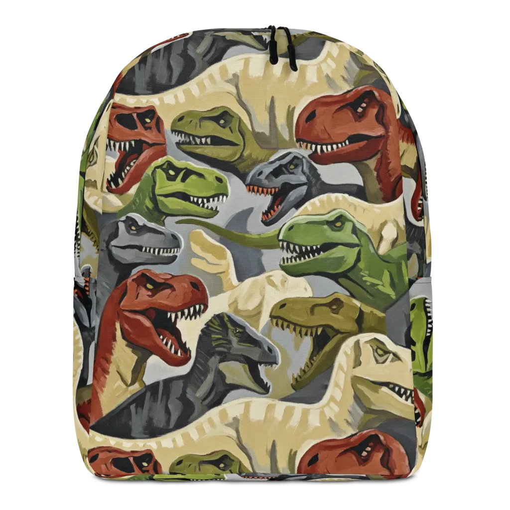 Dino Rumble on Minimalist Backpack — Front