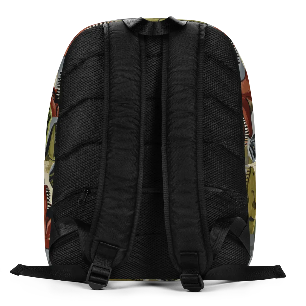 Dino Rumble on Minimalist Backpack — Back
