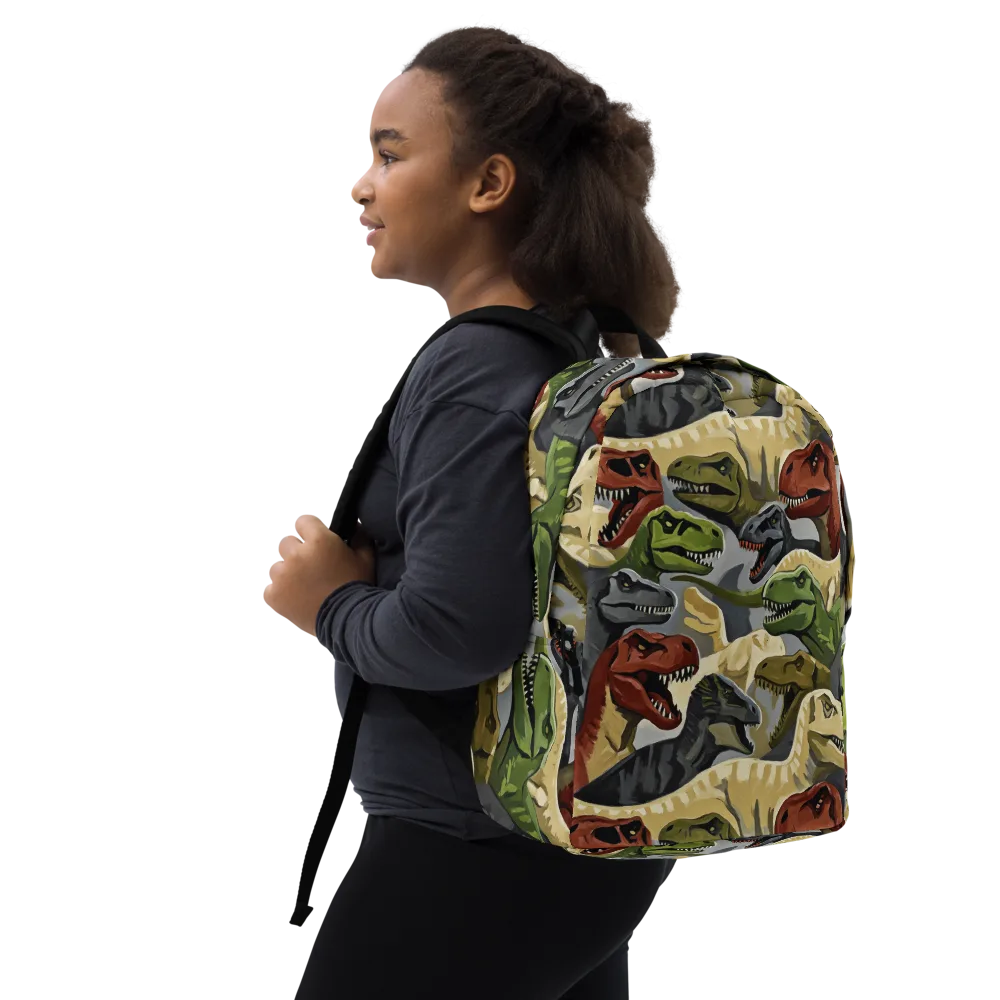Dino Rumble on Minimalist Backpack — Right Front