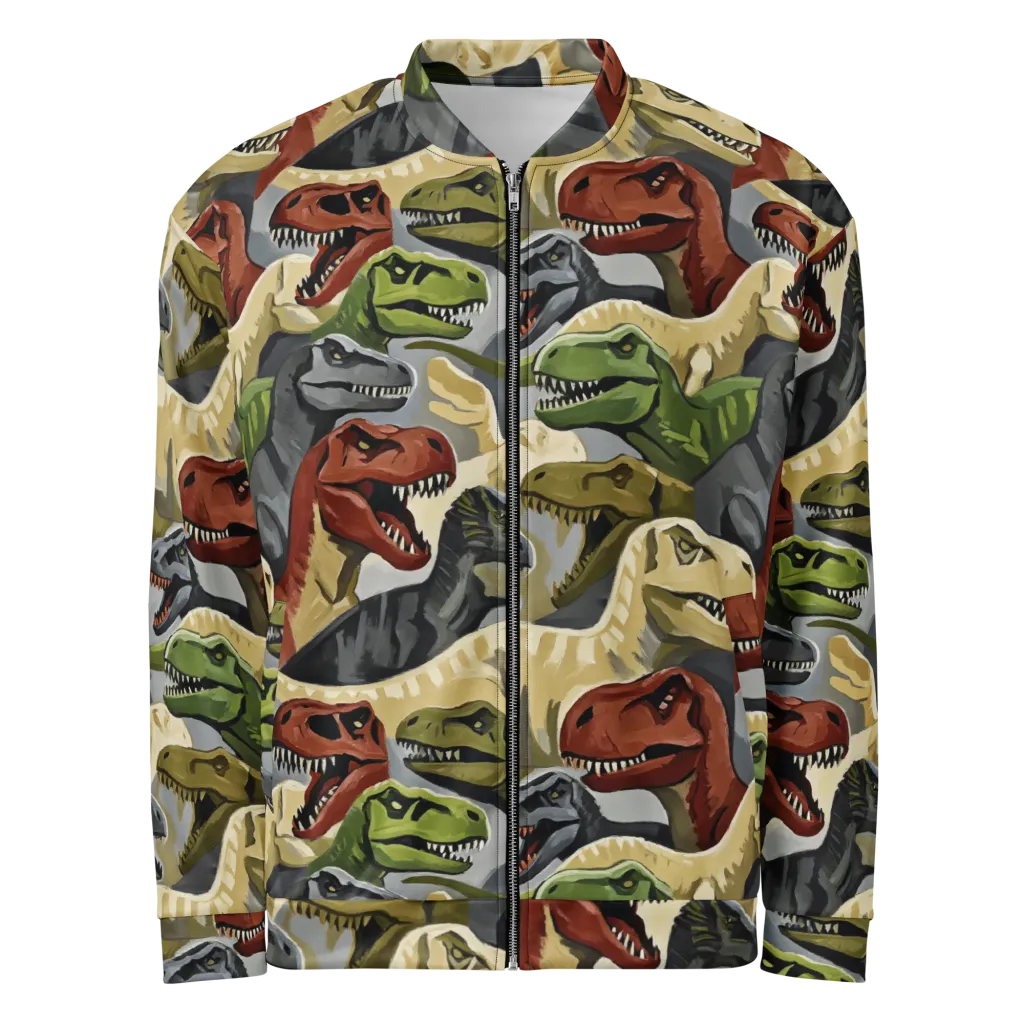 Dino Rumble on Bomber Jacket — Front