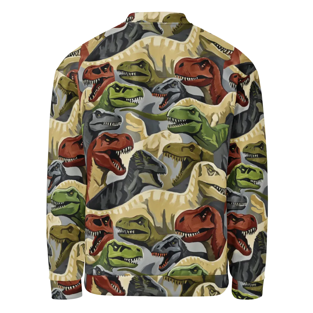 Dino Rumble on Bomber Jacket — Back