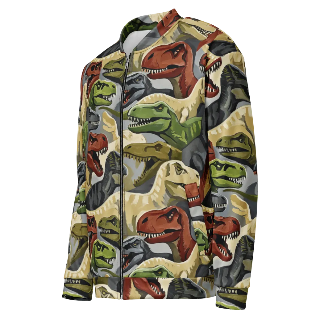 Dino Rumble on Bomber Jacket — Left Front