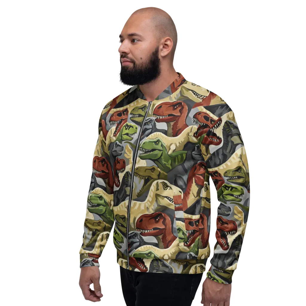 Dino Rumble on Bomber Jacket — Left