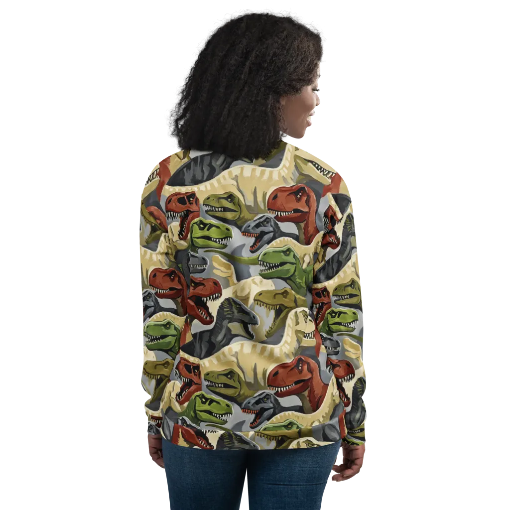 Dino Rumble on Bomber Jacket — Back