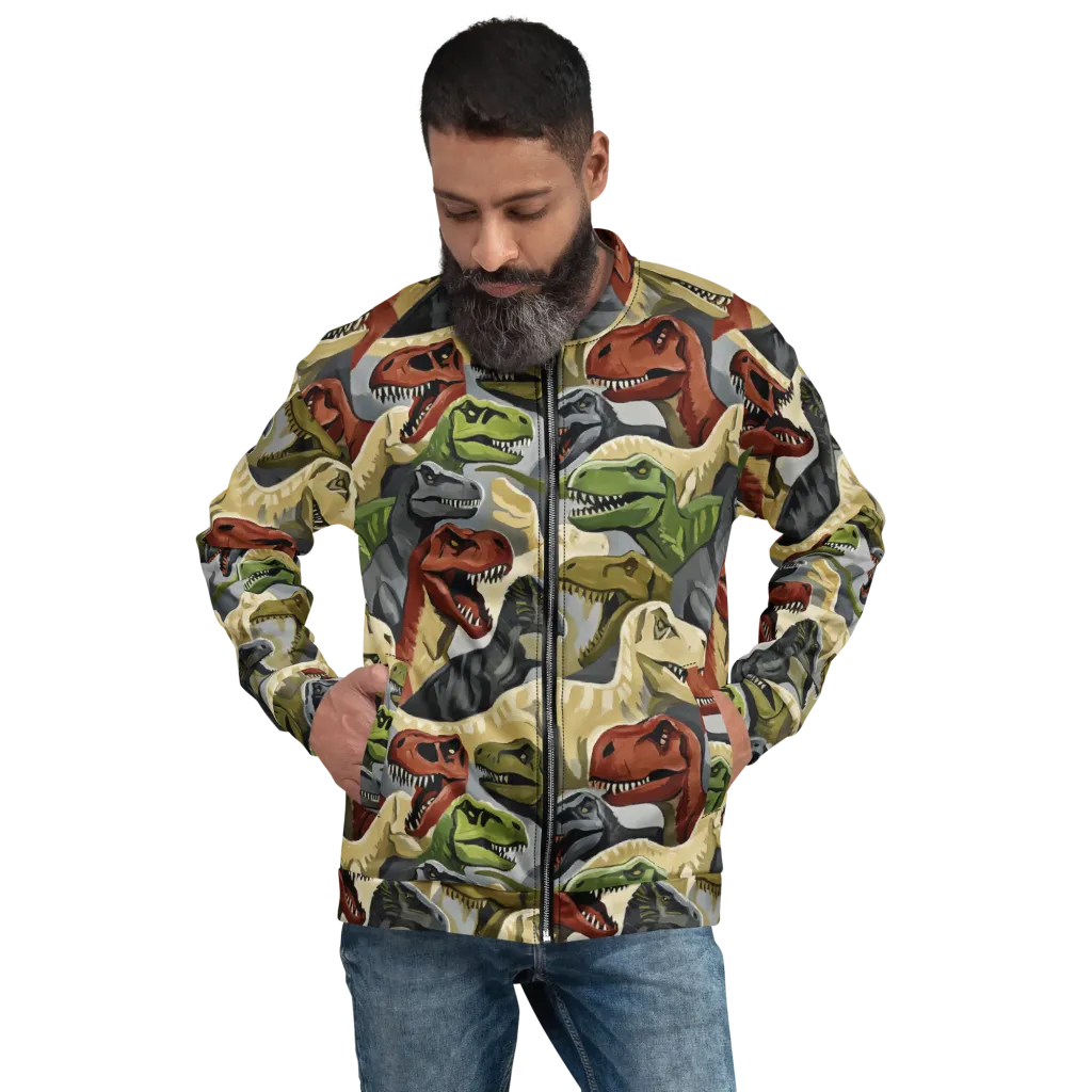 Dino Rumble on Bomber Jacket — Front