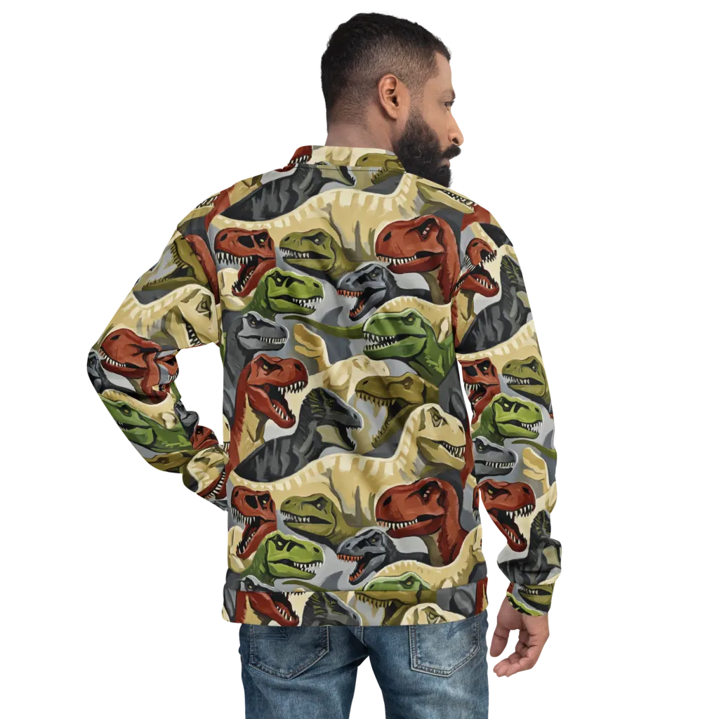 Dino Rumble on Bomber Jacket — Back