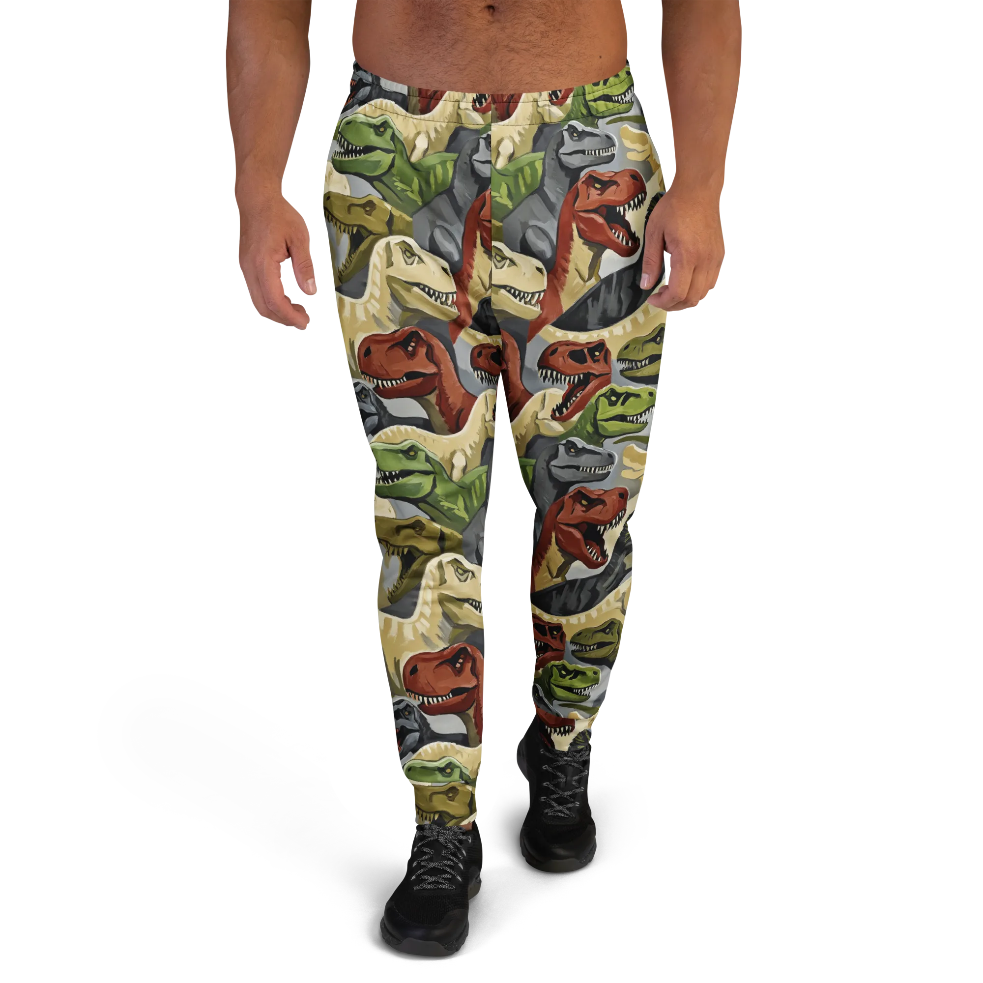 Dino Rumble on Men's Joggers — Front