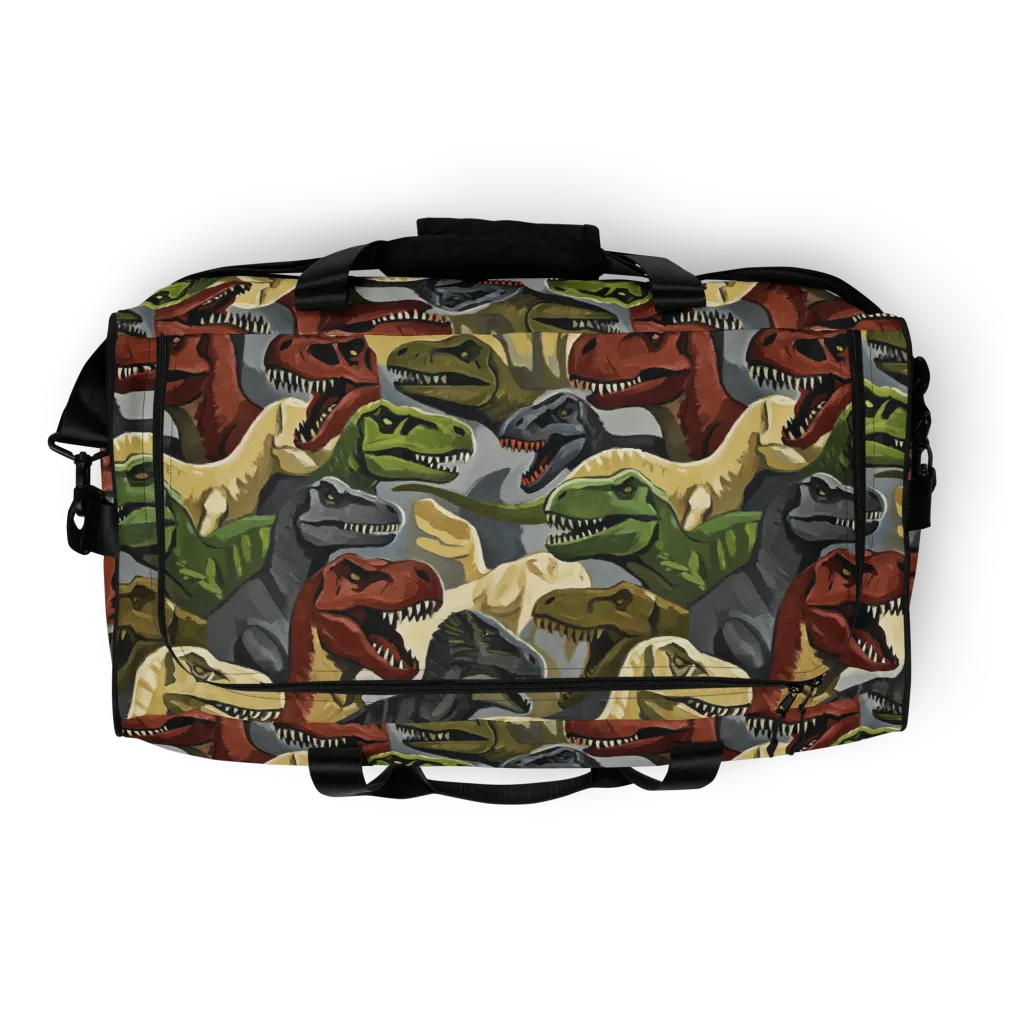 Dino Rumble on Duffle Bag — Top