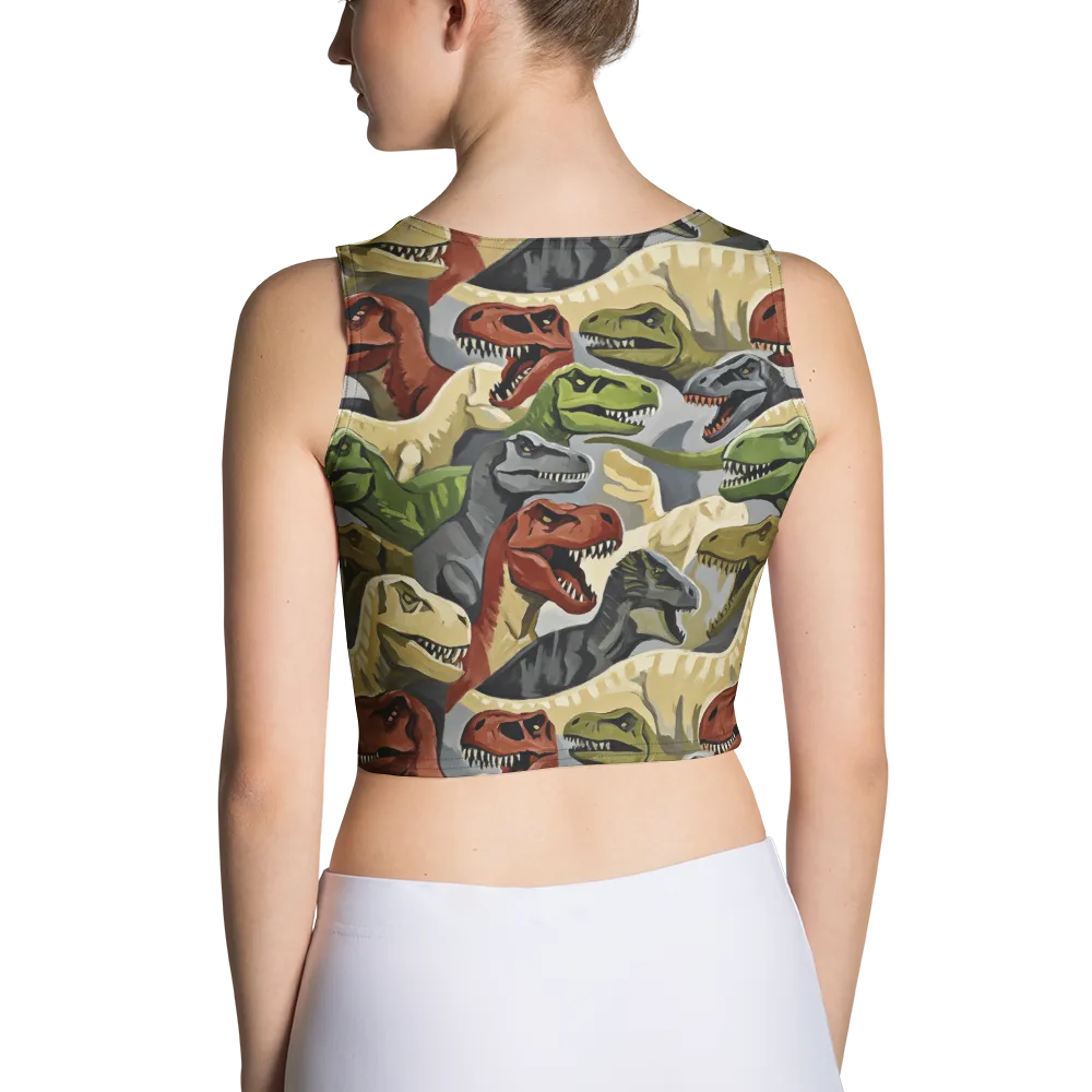 Dino Rumble on Crop Top — Back
