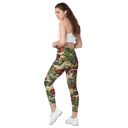 Dino Rumble on a Leggings with Pockets