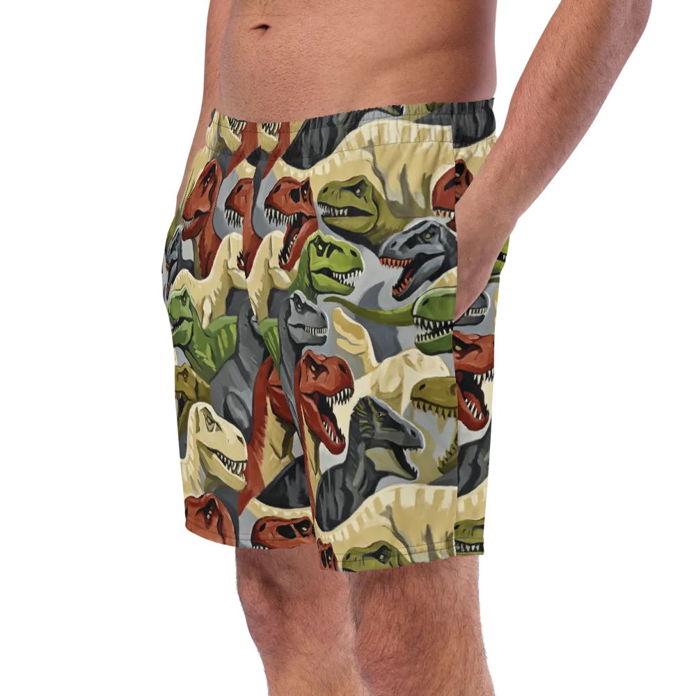 Dino Rumble on Swim Trunks — Left Front