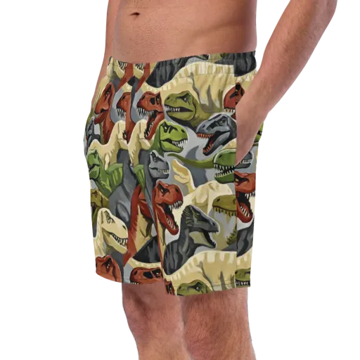 Dino Rumble on a Swim Trunks